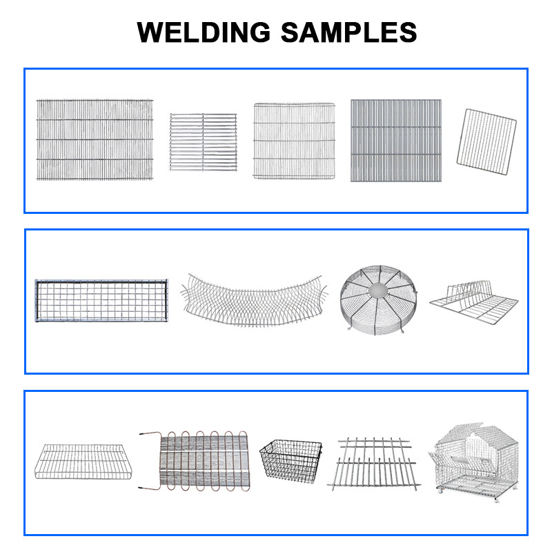 HWASHI Automatic Electric-Resistance Welded Wire Mesh Panel Cage Welding Making Machine Line per la fabbricazione di maglie di filo saldato