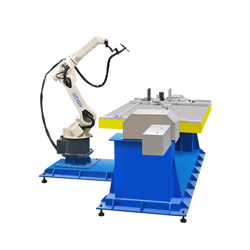 Macchine di saldatura a braccio robotico industriale 6 assi Serbatoio automatico di combustibile in alluminio Mig Robot di saldatura