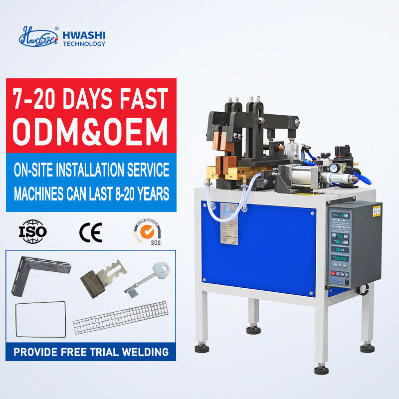 CA 380V 50KVA di Rod Flash Butt Welding Machine del cavo di Hwashi Antivari d'acciaio per i nastri metallici