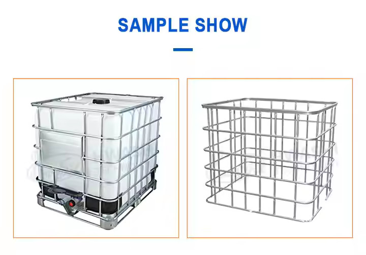 1000l macchine di saldatura a serbatoi ibc macchine di produzione automatica ibc macchine a telaio a gabbia ibc