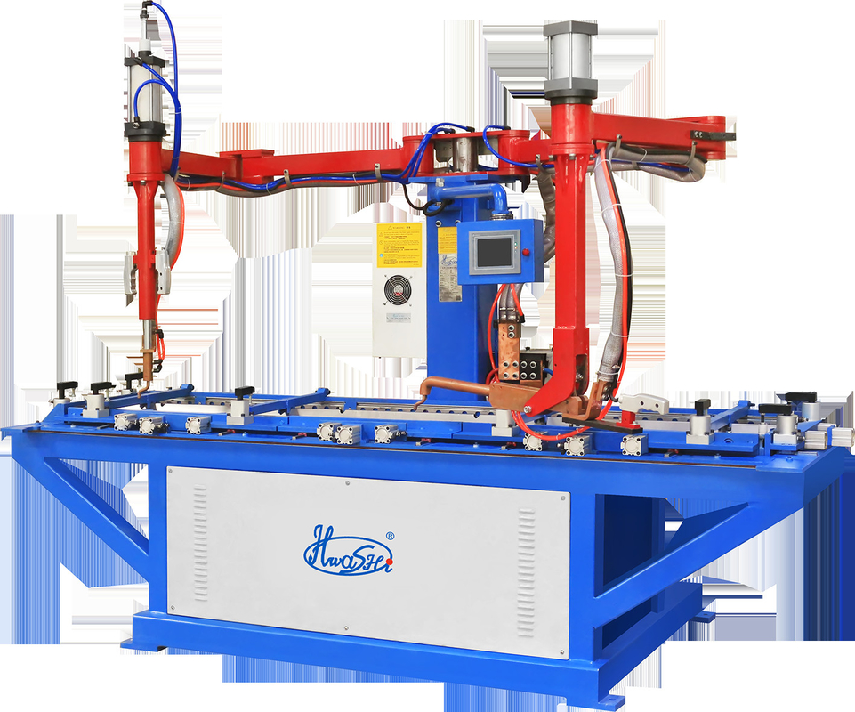 Resistenza Multi Point Rocker Arm Table Seamless Desktop Platform Spot Welding Machine per armadio di distribuzione del metallo