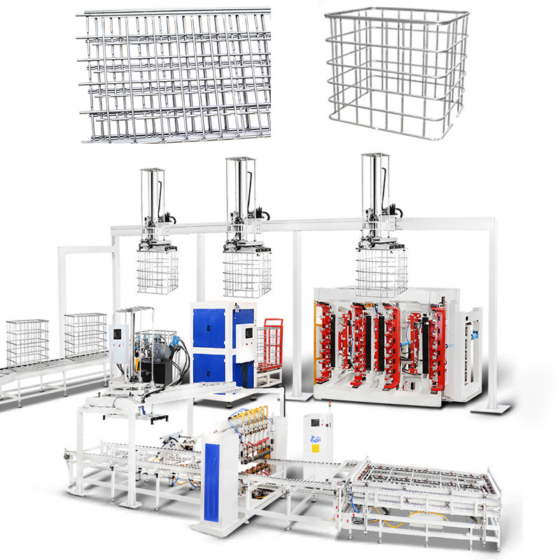 IBC Totes Linea di produzione Controllo intelligente Progettazione modulare Consumo energetico di saldatura adattivo Interfaccia user-friendly