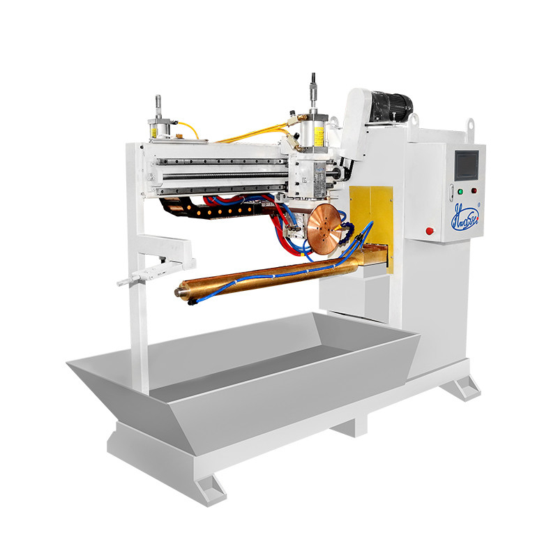 Hwashi Customized 380V Double Station Fuel Tank Making Machine,Seam/Roll WeldingMachine for Tank (Machina di saldatura a cucitura/rollo per serbatoio)