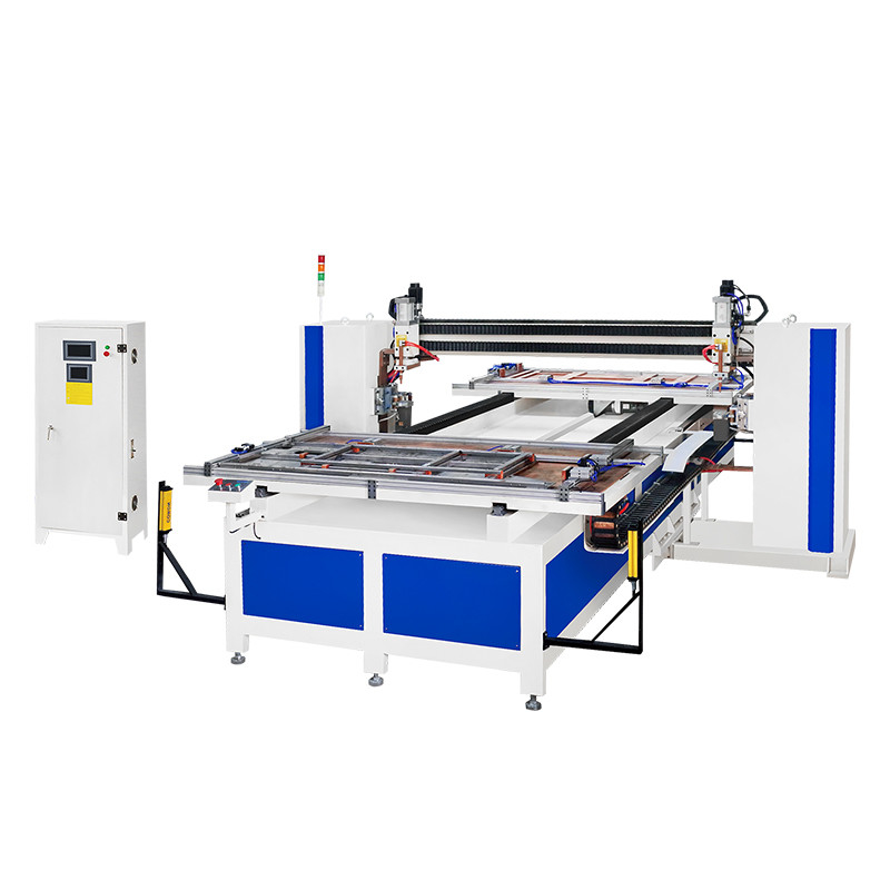Hwashi Security Stainless Sheet Door Plate Multi-Point Automatic Mobile Type Spot Welding Machine, Saldatrice di lamiere metalliche