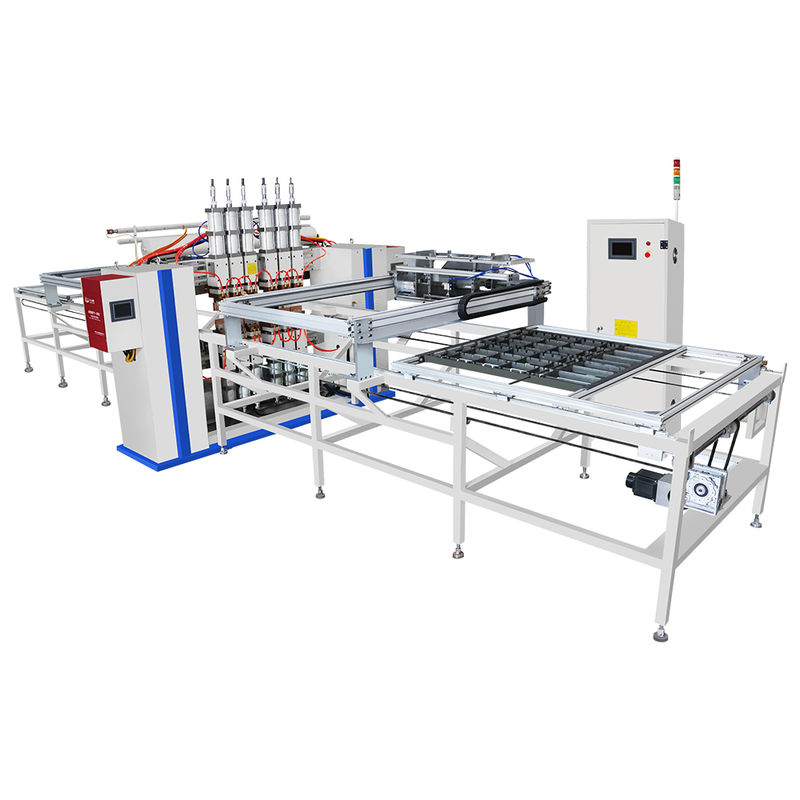 Saldatrice a punti a rete metallica compatta a condensatore Hwashi WL-LP-100K per produzione personalizzata di piccoli lotti