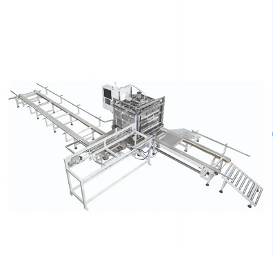Linea di produzione automatica del telaio della gabbia a griglia IBC, linea di test di perdite di perdite IBC completa