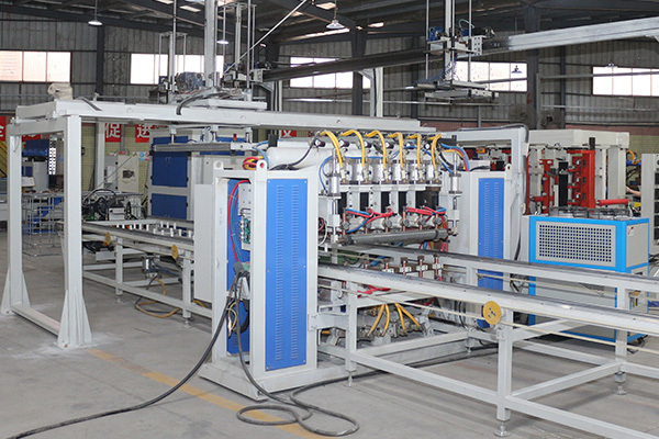 Linea di produzione automatica del telaio della gabbia a griglia IBC, linea di test di perdite di perdite IBC completa