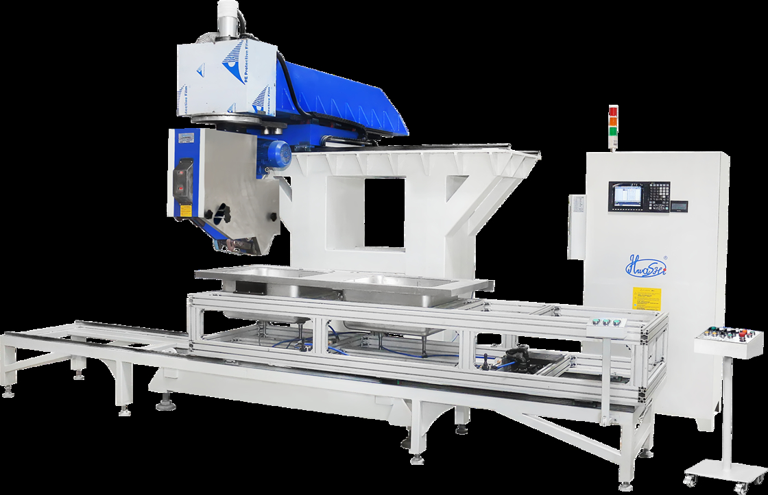Hwashi CNC Acciaio Inossidabile Cucina Lavatorio Cucina Making Machine,,Automatic Seam Welding Machine per il tipo italiano Cucina Lavatorio