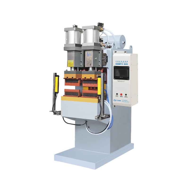 Saldatrice a punti a testa doppia per giunzione di precisione ad alta velocità per lamiere metalliche