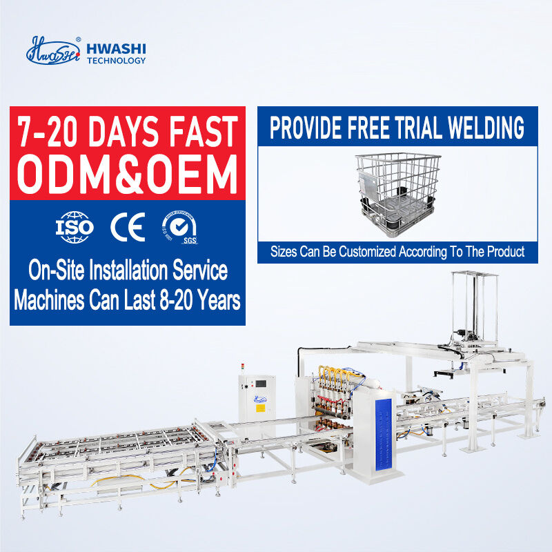 Saldatrice per rete metallica con alimentatore CC trifase MF, larghezza di saldatura effettiva di 1.200 mm e lunghezza di 3.000 mm