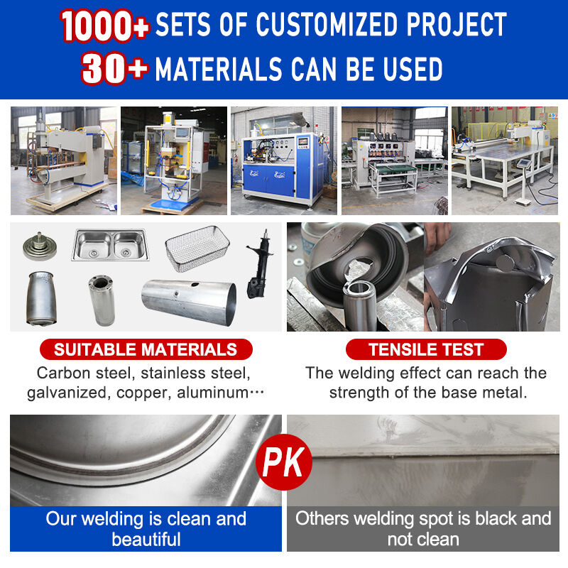 Saldatore automatico a cuciture Hwashi per giunti ad alta resistenza con velocità regolabile della ruota di saldatura e capacità di rotazione a 360°