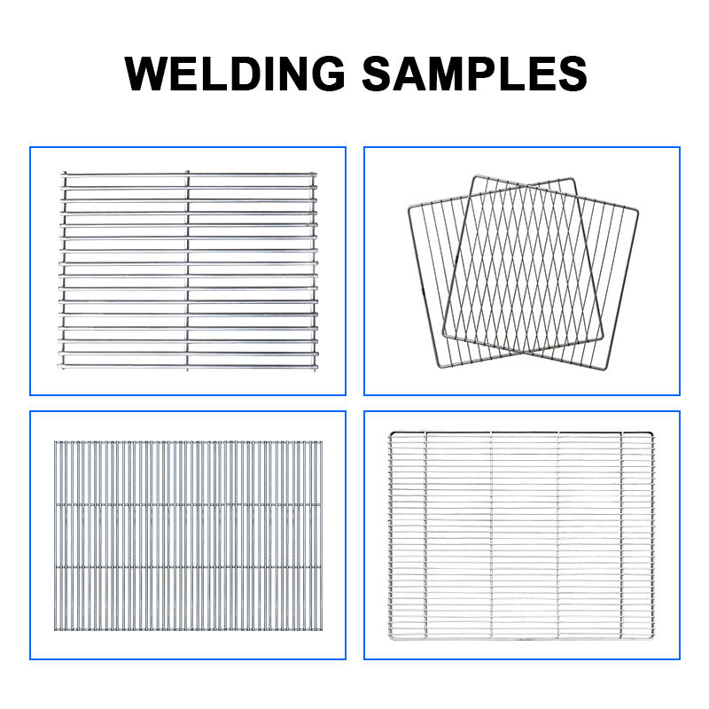 Saldatrice per rete metallica con alimentatore CC trifase MF, larghezza di saldatura effettiva di 1.200 mm e lunghezza di 3.000 mm