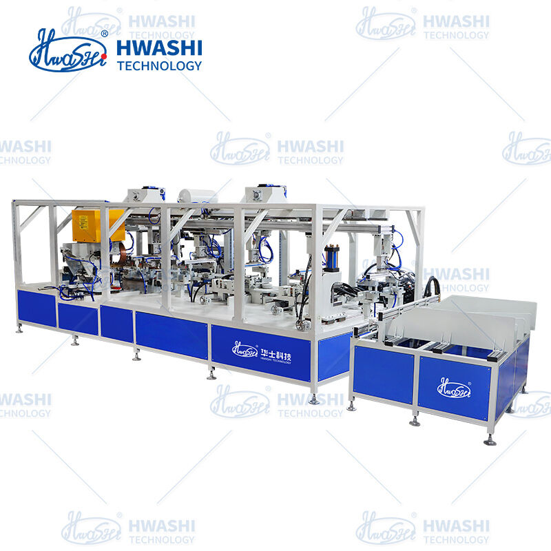Linea di produzione automatica di scaffalature per planche di stiratura con funzionamento completamente senza equipaggio, sistema di fissaggio brevettato e saldatura multipunto