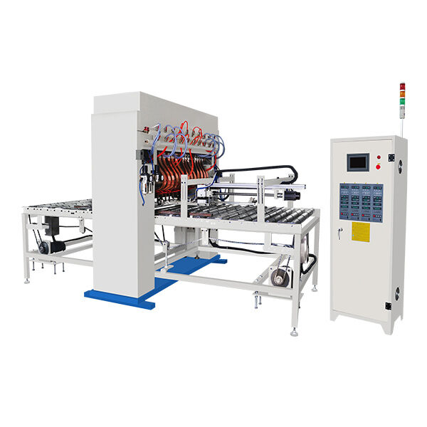 Hwashi AT-MF25K Saldatore a punti multipli con impianto di alimentazione MFDC Inverter alimentazione servo-driven e spaziamento elettrodico regolabile per rigidificatori di lamiera