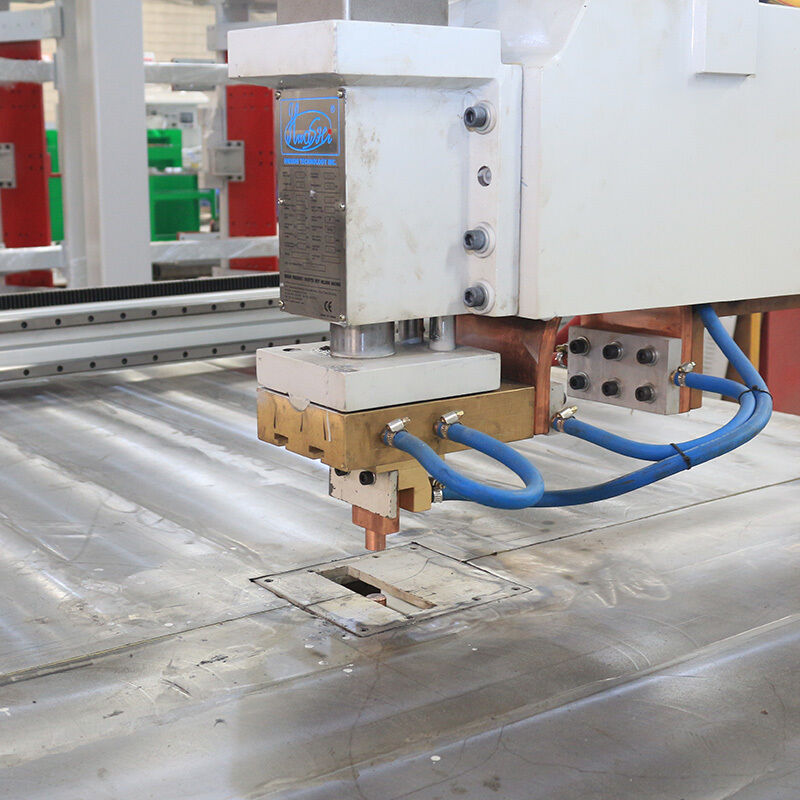 Automated High-Speed Condenser Welding Machine with Adjustable Effective Width 600-1000mm and MF DC Transformer for Wire Tube Condenser Production Line