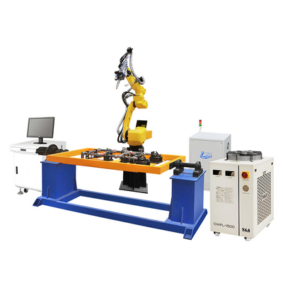 Robot della saldatura a laser di alta precisione di HWASHI per i radiatori dell'asciugamano e le rotaie di asciugamano