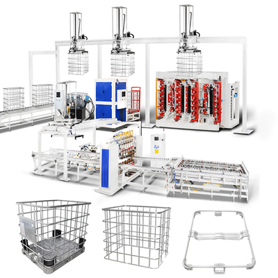 Saldatrici automatiche ad alta velocità per gabbie per telai di gabbie IBC