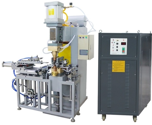 Saldatore a punti di vetro automatico Inox della cinghia di acciaio inossidabile 800 chilogrammi per la cinghia d'acciaio del coperchio di vetro