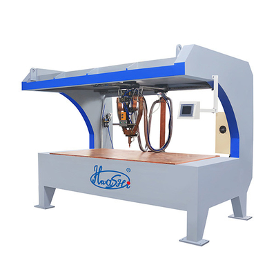 Hwashi Stiffener Sheet Metal Welder Spot Welding Machine Saldatore automatico 2500KG