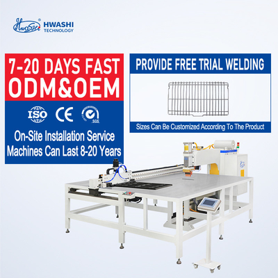 Alta velocità Full Automatic X Y Axis Wire Welding Machine Security Fence Panel Wire Mesh Welder