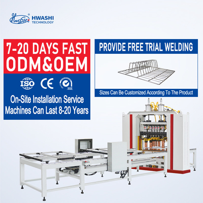Hwashi Wire Mesh Welding Machine per gabbie per animali, saldatore automatico a maglia metallica rapida