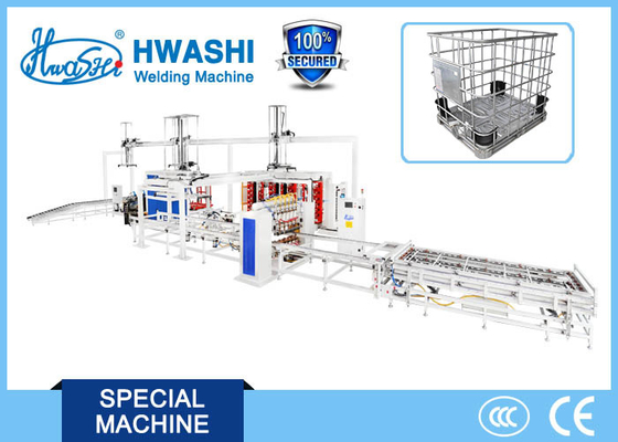 Fabbrica IBC Griglia IBC Cage Frame Saldatura Macchina Contenitore sfuso Linea di produzione automatica