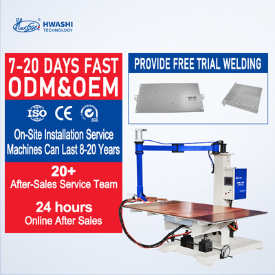 HWASHI Flexible Arm Spot Welding Machine per rame alluminio acciaio carbonio acciaio inossidabile