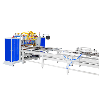 Hwashi Full Automatic Steel Wire Mesh Condenser Tubo di rame Buddy e macchina di saldatura a punti multipunto