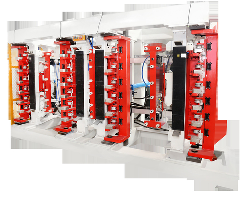 Griglia IBC della fabbrica Hwashi, linea di produzione del telaio della gabbia IBC, piegatrice a rete tubolare a doppia stazione