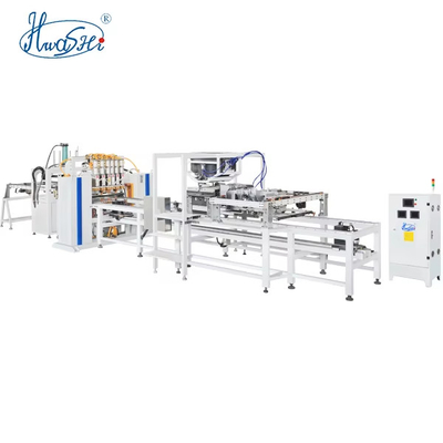 HWASHI attrezzature di saldatura galleria automatico stile multi-testa linea di saldatura a punti macchina per recinzione a maglia in prezzo