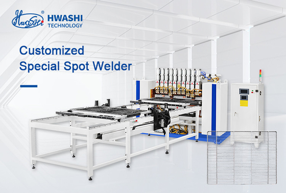 Hwashi Swinq BaseWire Frame Welding Machine Ferro Wire Row Welding Machine