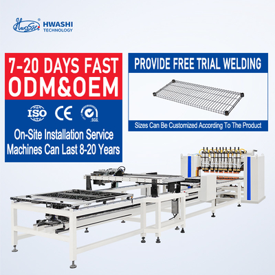 Hwashi Swinq BaseWire Frame Welding Machine Ferro Wire Row Welding Machine