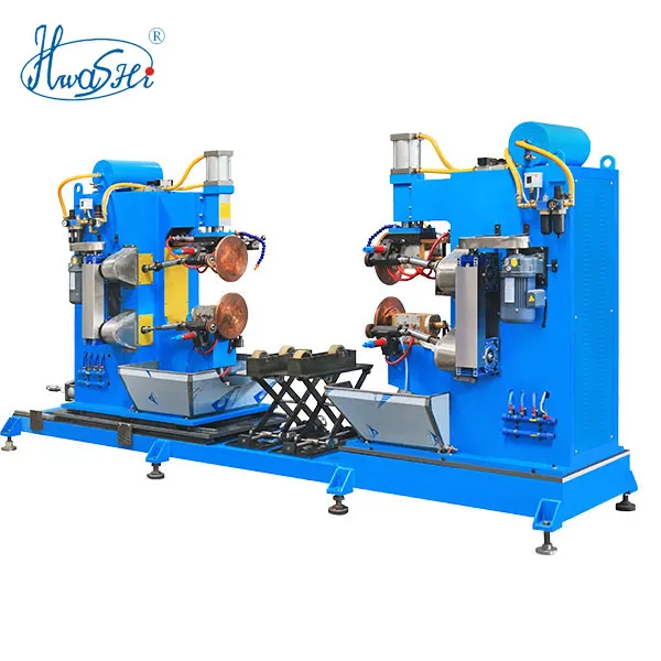 Hwashi Customized 38ov Double Station Fuel Tank Making Machine, Seam/Roll Weldingmachine per il serbatoio 1