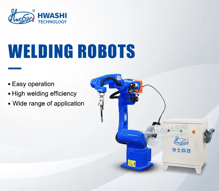 Hwashi Industrial CNC Welding Machine Robotica a 6 assi con servo, braccio posizionatore robot di saldatura, robot di saldatura automatico TIG 4