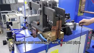 Saldatrice testa a testa automatica per filo